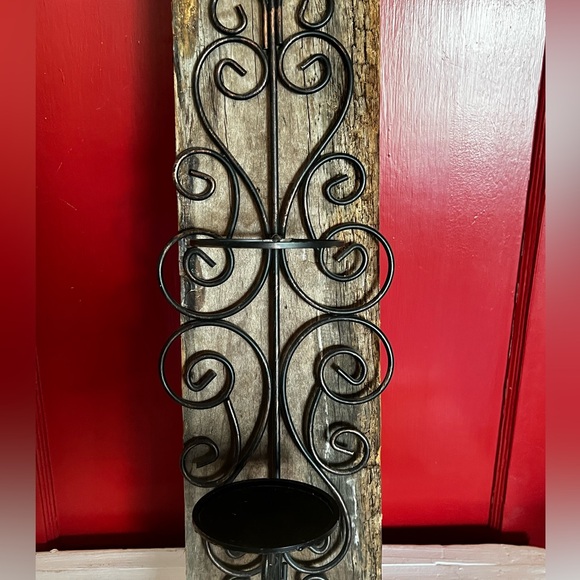 Vintage Architectural Salvage, Rustic Iron Scrolls, and Fleur De Lis Details - Picture 5 of 7